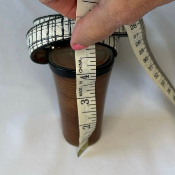 Cole Haan Signature Ankle Strap Block Heel Sandal Women's 10B | Black/White - Picture 8 of 11